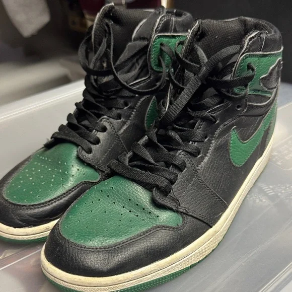 NIke air Jordan 1 high pine green - Picture 2 of 12